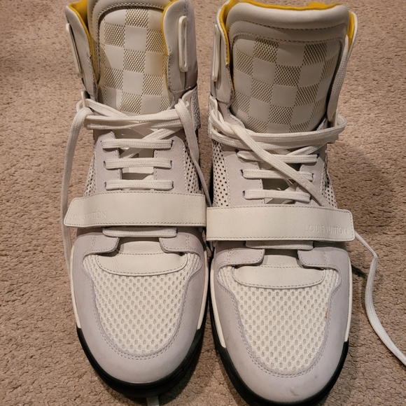 Louis Vuitton Trainer Sneaker Boot High leather high trainers - Picture 9 of 11